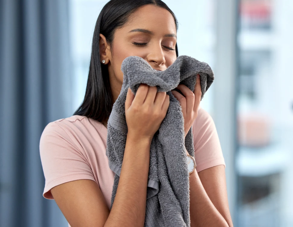 soft towels water softening image